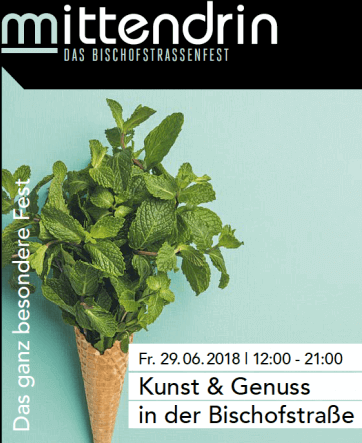 poster bischofstrassenfest 2018 nonsolovino