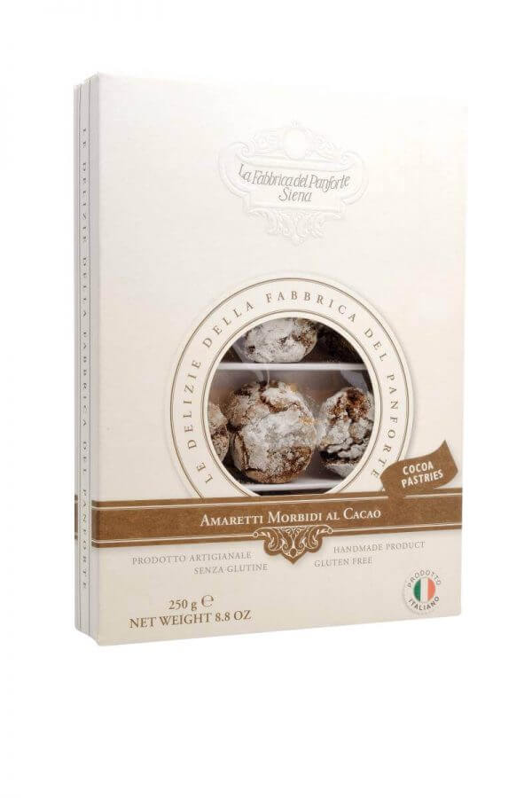 amaretti weiche mandelkekse mit kakao von fabbrica del panforte aus siena in der toskana