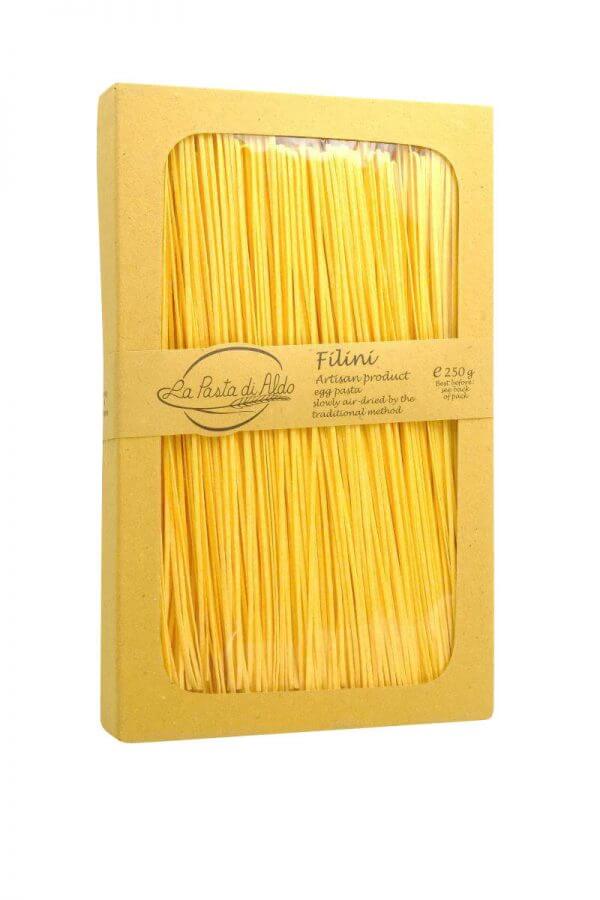 filini feine bandnudeln mit ei von pasta di aldo pastamanufaktur aus den marken