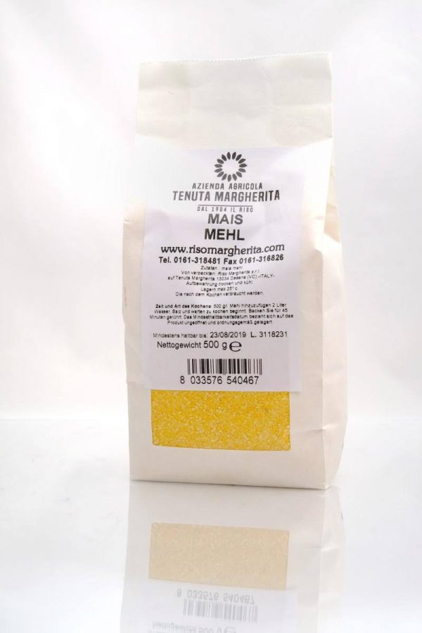 polenta maismehl von der tenuta margherita in 500 gramm verpackung