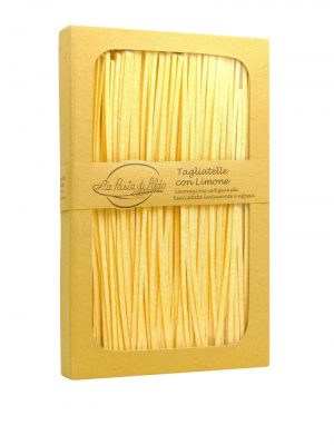 bandnudeln mit ei und zitrone von pasta di aldo pastamanufaktur aus den marken
