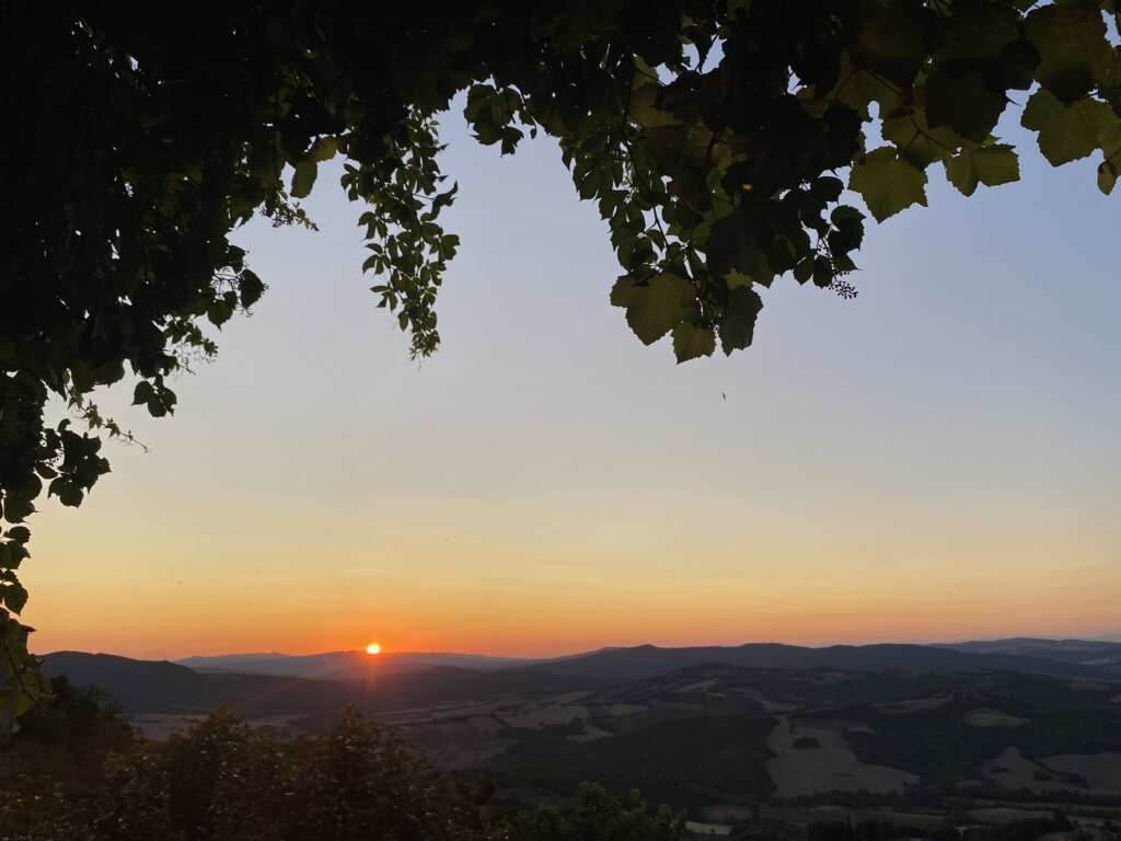 sonnenuntergang radicondoli