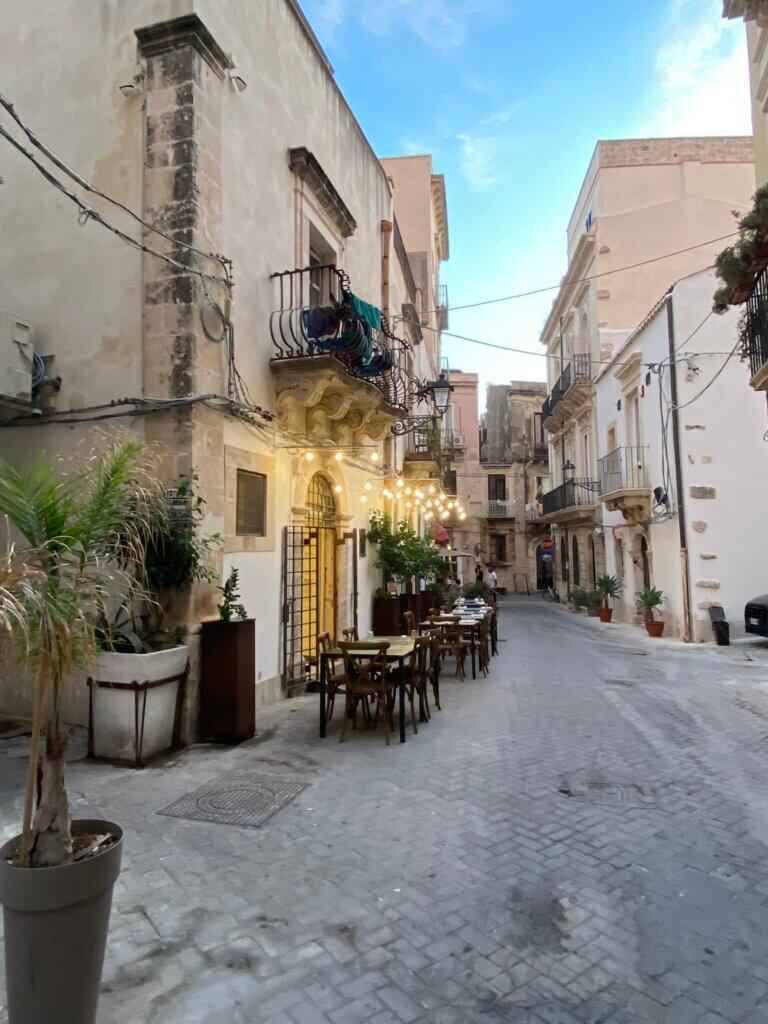 detail strasse sizilien