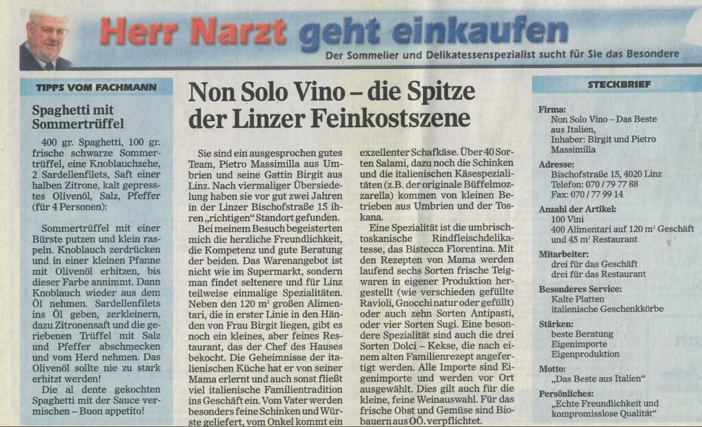 herr narzt geht einkaufen artikel ooen nachrichten 2003