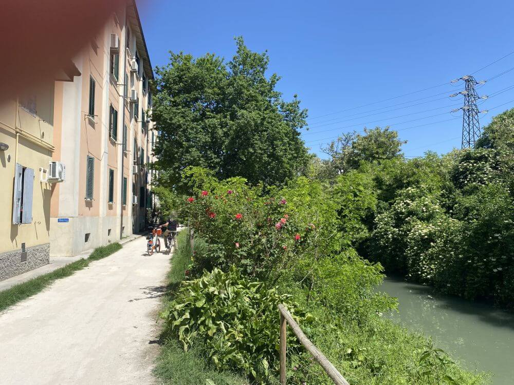 bologna radausflug am navile kanal