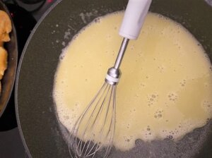 butteremulsion für kürbisgnocchi