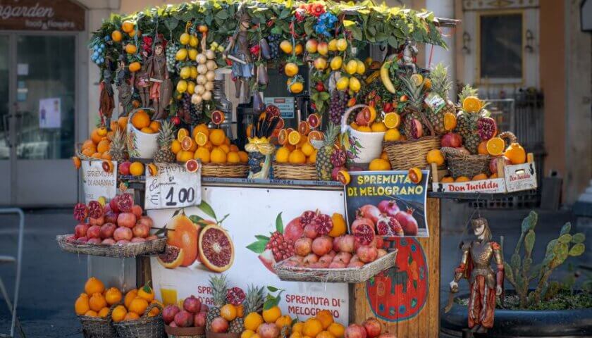 obstkarren catania sizilien