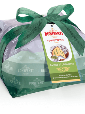 panettone mit pistaziencreme