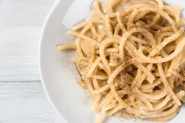 pici cacio e pepe