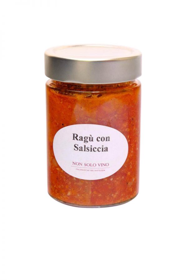 ragu con salsiccia tomatensugo mit italienischer bratwurst hausgemacht von non solo vino