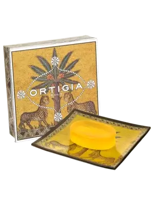 seife zagara orangenbluetenseife auf glasteller