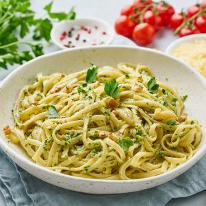 tagliatelle pesto