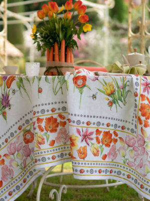 Tischtuch tuli aus leinen